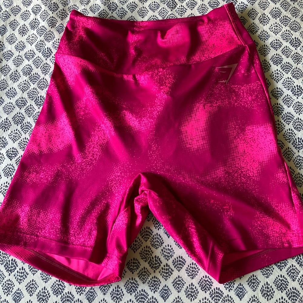 Size small Pink Gym shark shorts